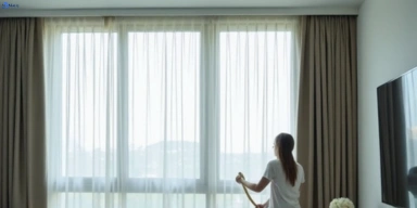 Delicate sheer drape cleaning clifton-hill-vic Matty Curtain Cleaning