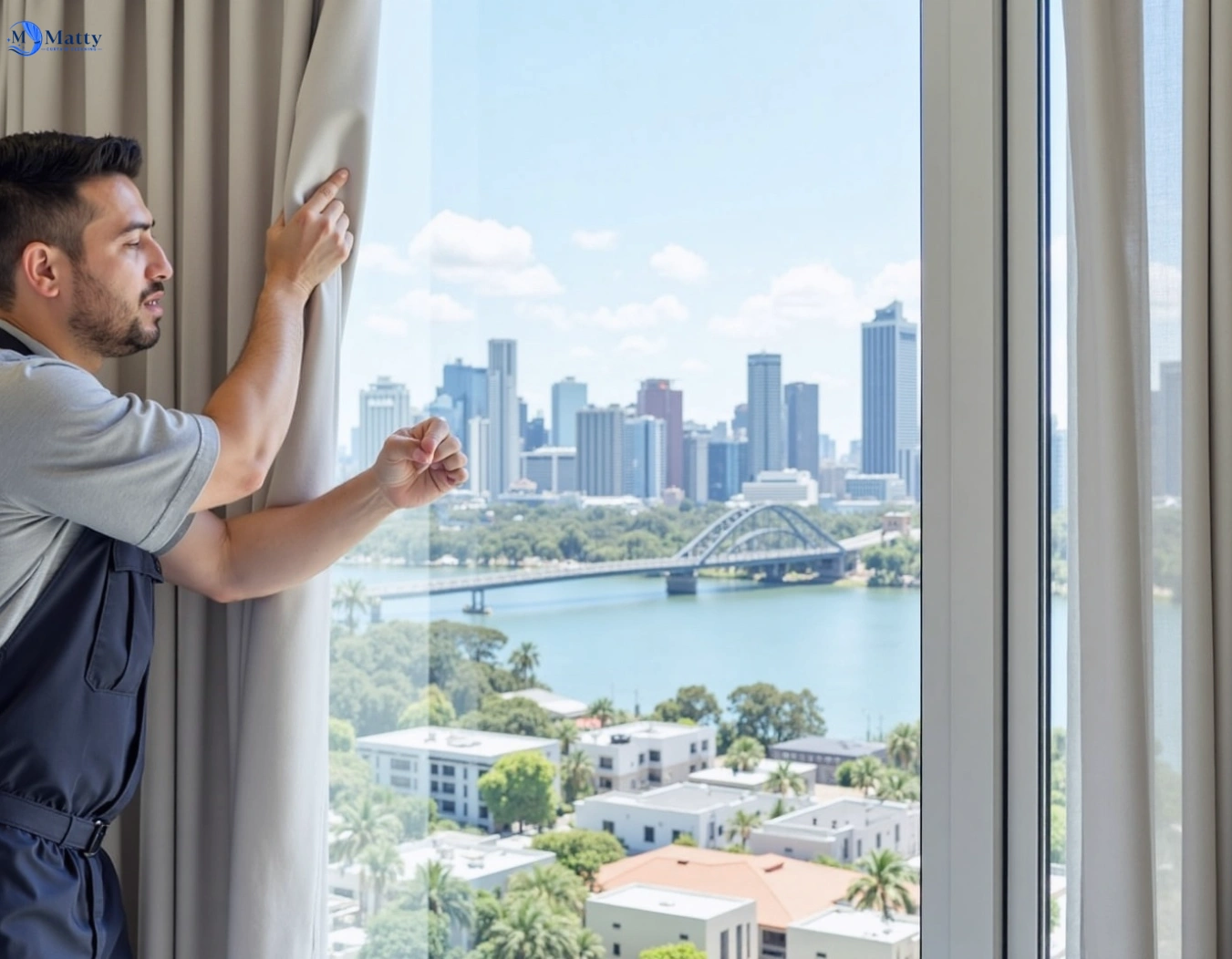 Professional curtain steam cleaning service clifton-hill-vic QLD by Matty Curtain Cleaning