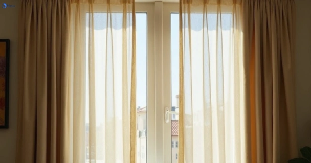 Dull dusty drapes in clifton-hill-vic before professional cleaning